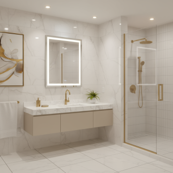 Backlight LED Mirror for bathroom and dining 1