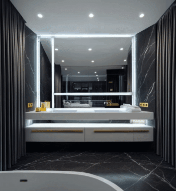 Bathroom Light Mirror – LED Vanity Mirror with Touch Control & Anti-Fog 2