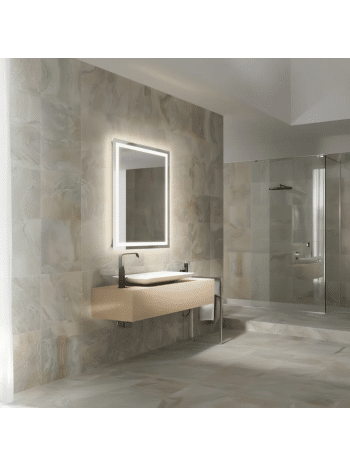 Premium Minimal LED Mirror with Soft White Lighting