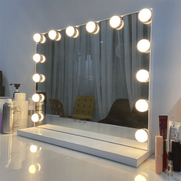 Premium LED Light Mirror - Modern Bathroom Mirror with Touch Control & Anti-Fog