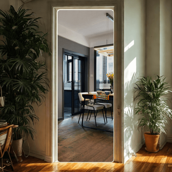 Office Lighted LED Mirror – Modern Illuminated Mirror for Workspaces (Multiple Sizes)