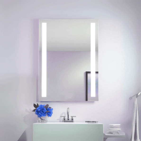 Bathroom LED Light Mirror with Anti-Fog - Modern Touch Sensor Vanity Mirror
