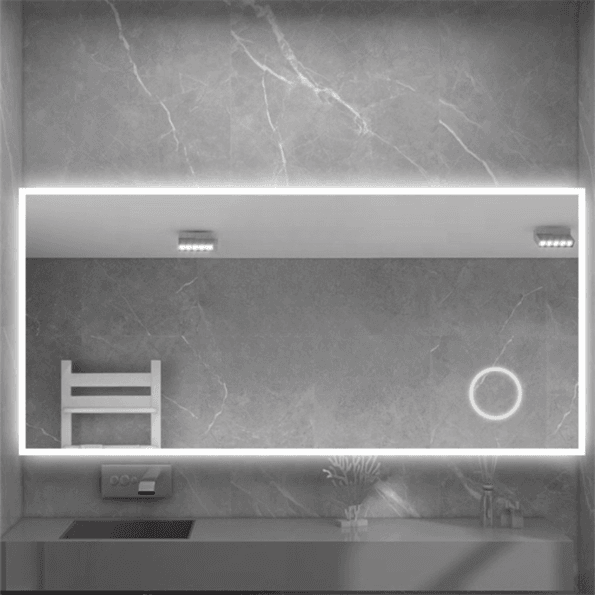 Luxury Hotel Mirror with LED Lighting - Premium Bathroom Mirror for Hospitality