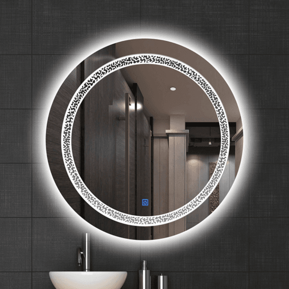 Premium LED Mirror - Modern Bathroom Mirror with Touch Control & Anti-Fog