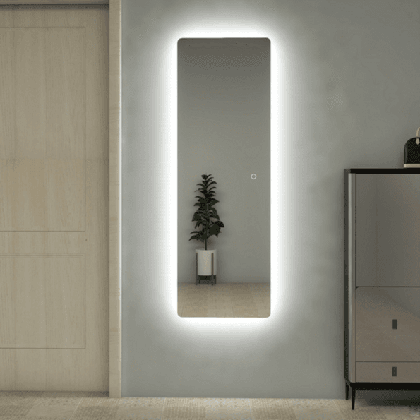 Office Lighted LED Mirror – Modern Illuminated Mirror for Workspaces (Multiple Sizes)