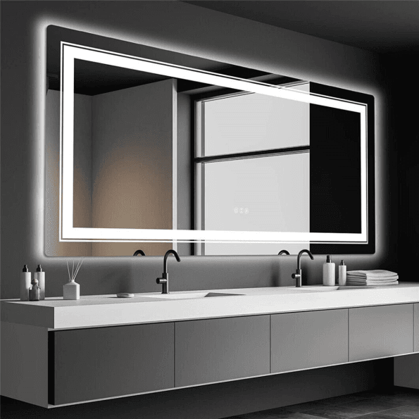 Premium Lighted Vanity Mirror with Touch Control - Adjustable LED Lighting for Makeup & Grooming