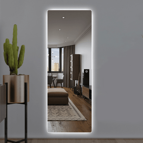 Office Lighted LED Mirror – Modern Illuminated Mirror for Workspaces (Multiple Sizes)