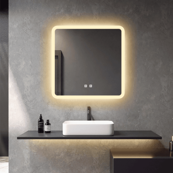 Professional Makeup Light Mirror with LED Lights - Adjustable Brightness & Magnification