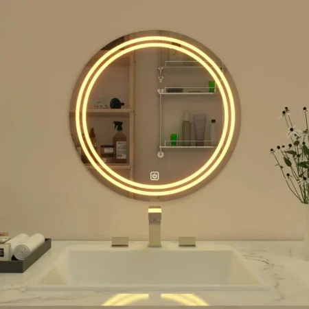 Glasgow Warm White Led Bathroom Mirror 001