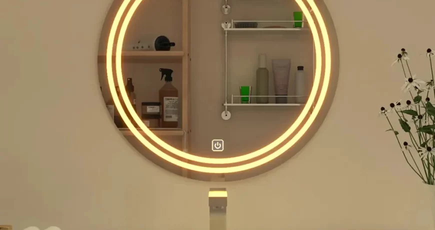 Glasgow Warm White Led Bathroom Mirror 001