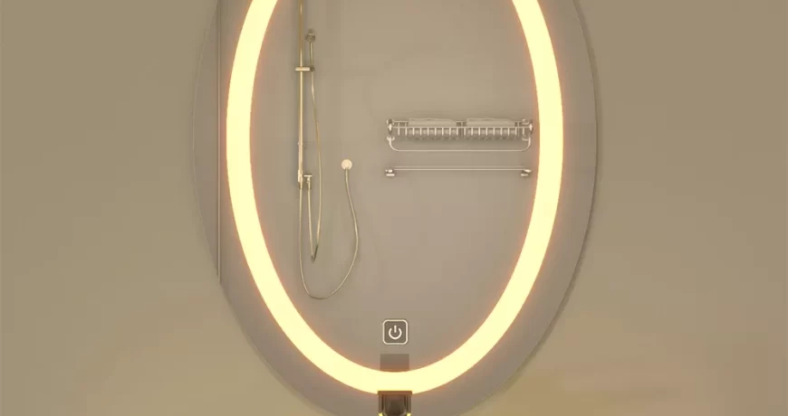 Modern Designed LED Oval Bathroom Mirror