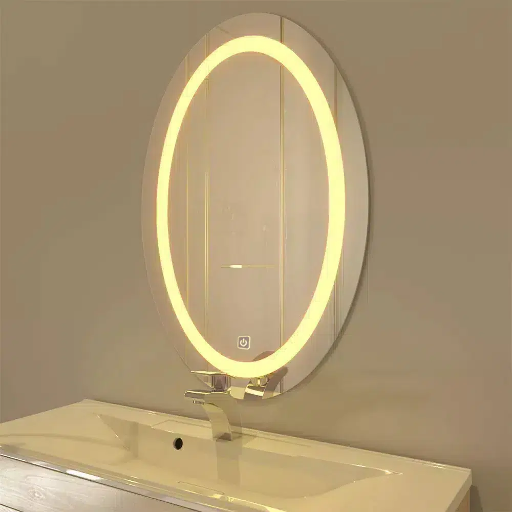 Modern Designed LED Oval Bathroom Mirror1