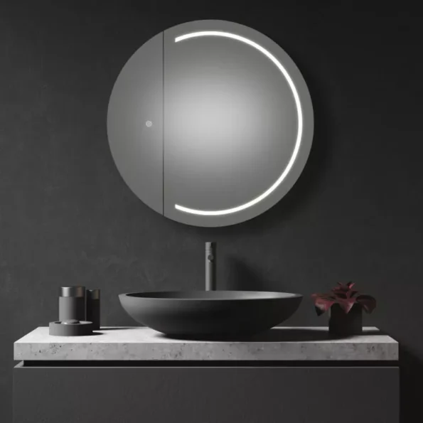 Pearl Round LED Mirror