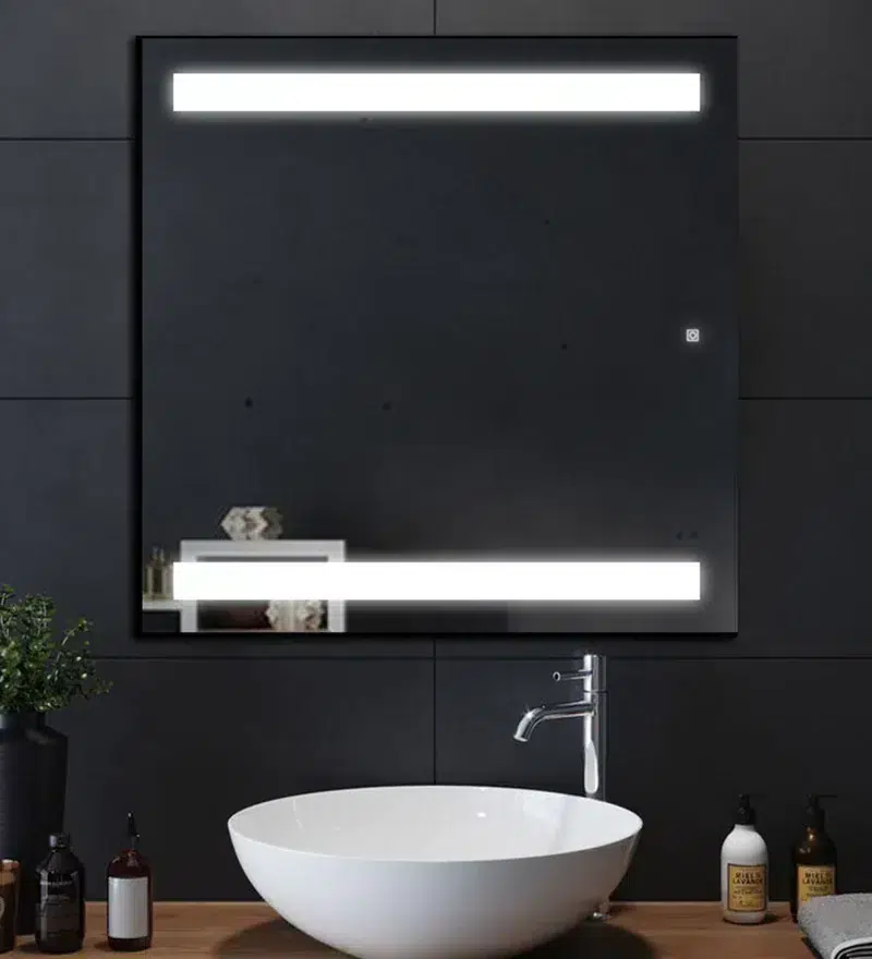 Square Designed led mirror india 