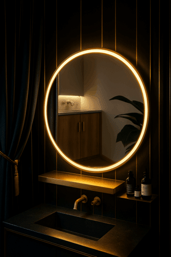 Mirrors 22×34 Bathroom Vanity Mirror with Light, Shelf 6