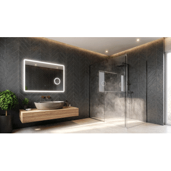 Modern LED Vanity Mirror with Bright Border Lighting