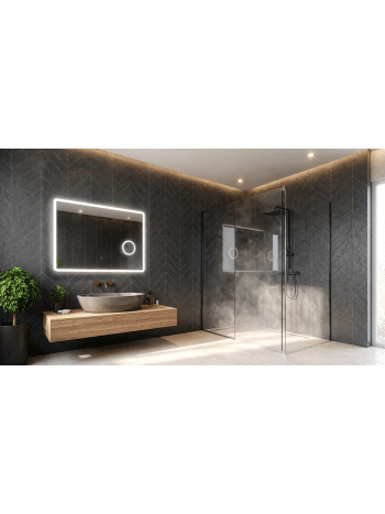 Modern LED Vanity Mirror with Bright Border Lighting