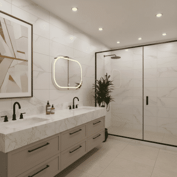 Premium Bathroom Vanity Mirror with LED Light 7