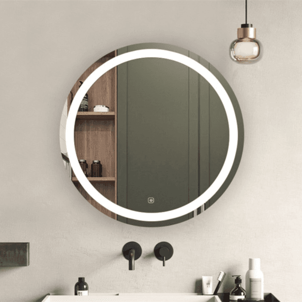 LED Dressing Table Mirror with Lights, Lighted Vanity Mirror with Touch Control, Dimmable Mirror with 3 Light Colors, Hollywood Style Mirror