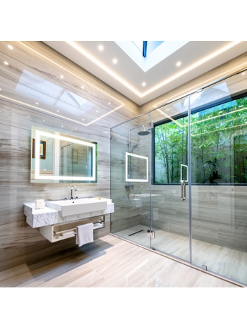 Modern LED Wall Mirror for Luxury Bathroom Design