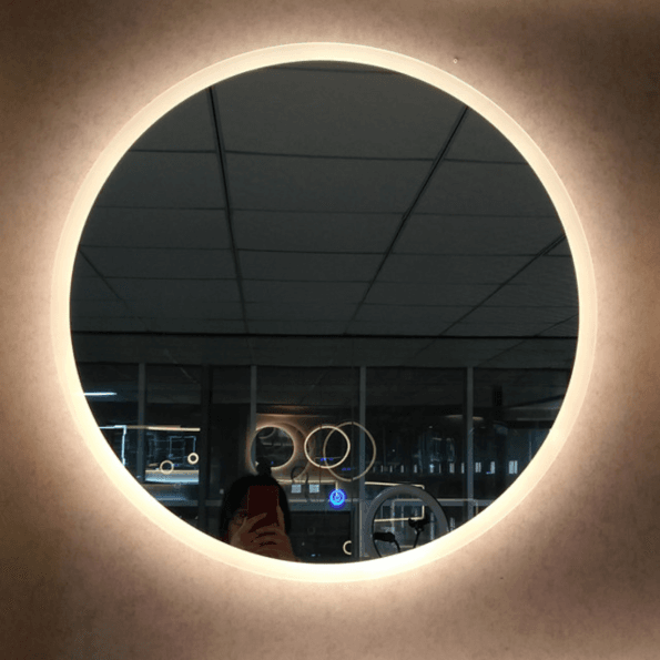 Modern LED Bathroom Mirror with Lights – Frameless Anti-Fog Vanity Mirror (Touch Control, 3 Color Modes, IP44 Waterproof)