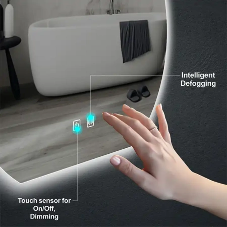bathroom mirrors with speakers
