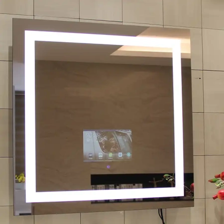 led mirror with light