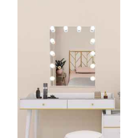 hollywood vanity mirror hub with led bulb ledmirror.in dp313D