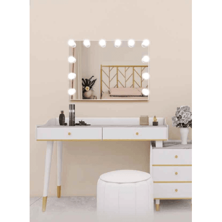 hollywood vanity mirror hub with led bulb ledmirror.in dp314c
