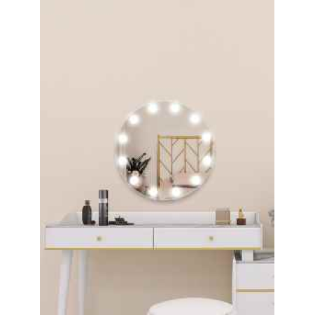 hollywood vanity mirror hub with led bulb ledmirror.in dp321J