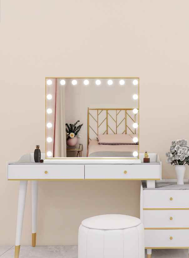 hollywood vanity mirror hub with led bulb ledmirror.in dp327 18