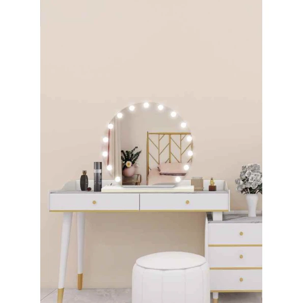 hollywood vanity mirror hub with led bulb ledmirror.in dp355