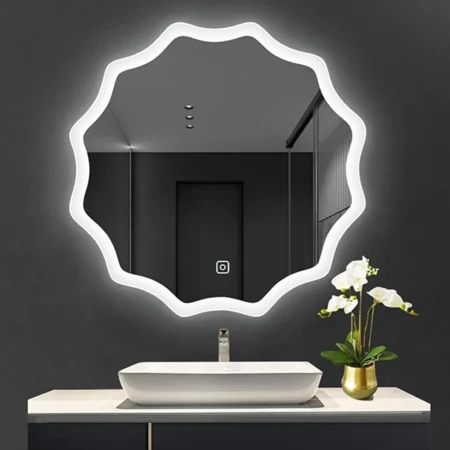 Creative uses for LED light mirrors to enhance home decor