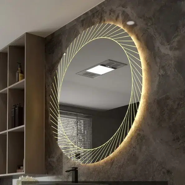 LED light mirrors vs backlit mirrors for home decor