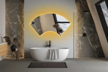 LED light mirrors, maximize space and style