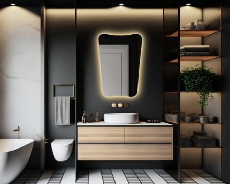 LED light mirrors for easy bathroom upgrades