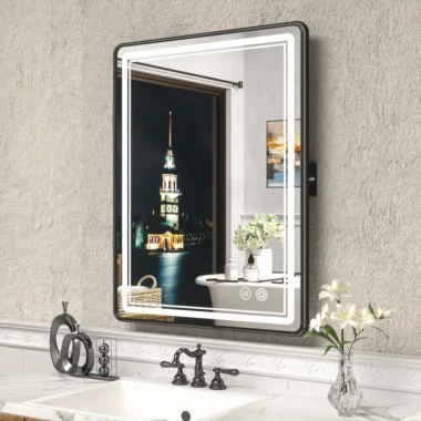 Illuminate Your Reflection and Keep Time in Style with LED Mirrors and Clocks