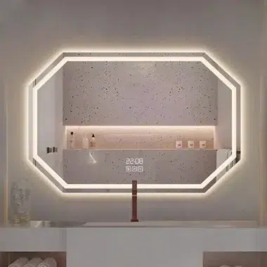 Illuminate Your Reflection and Keep Time in Style with LED Mirrors and Clocks