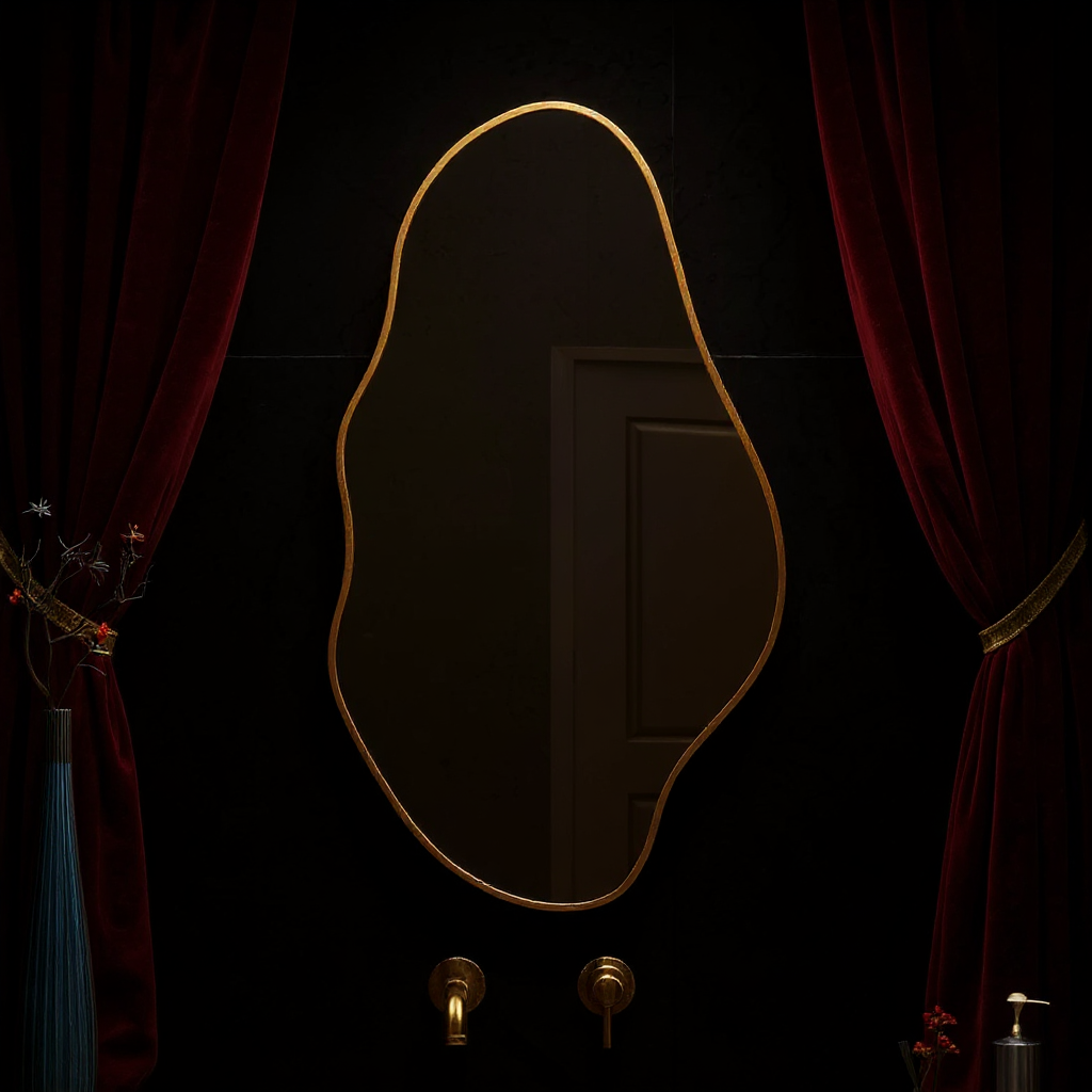 Modern Abstract Organic Wall Mirror