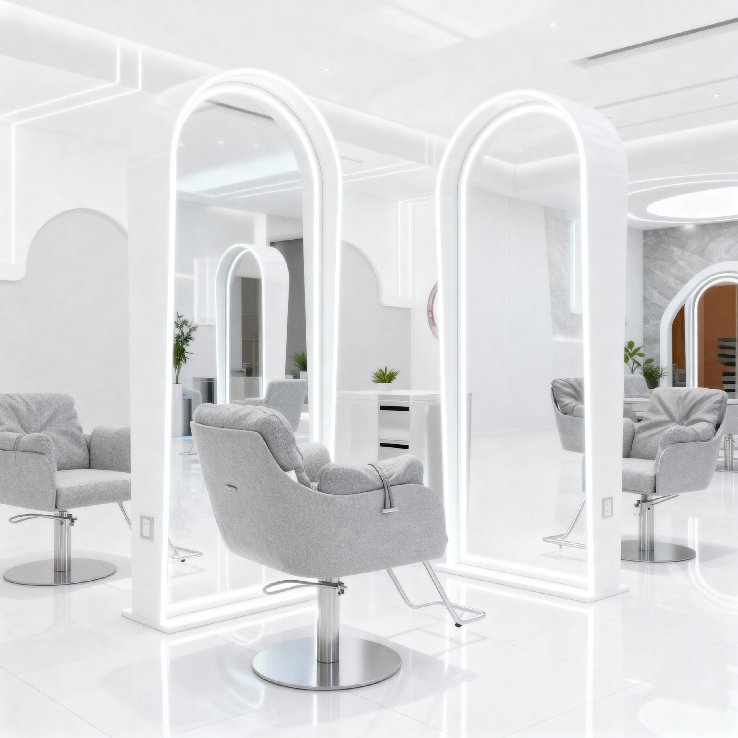 Arched Salon Full Mirror