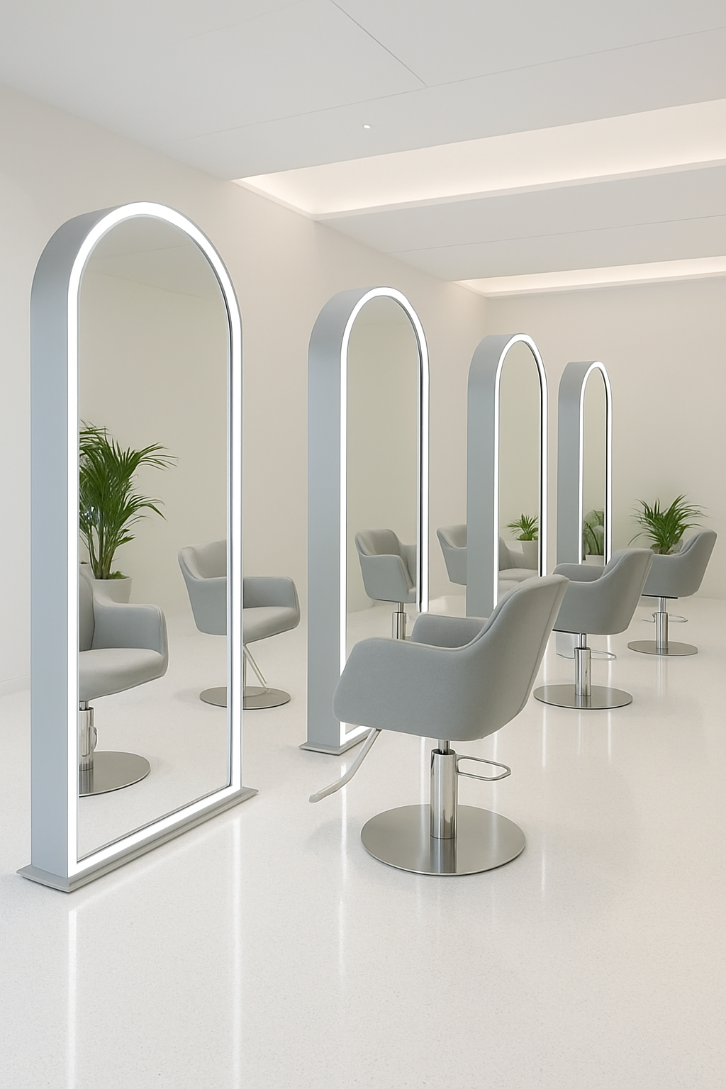 Arched Salon Full Mirror