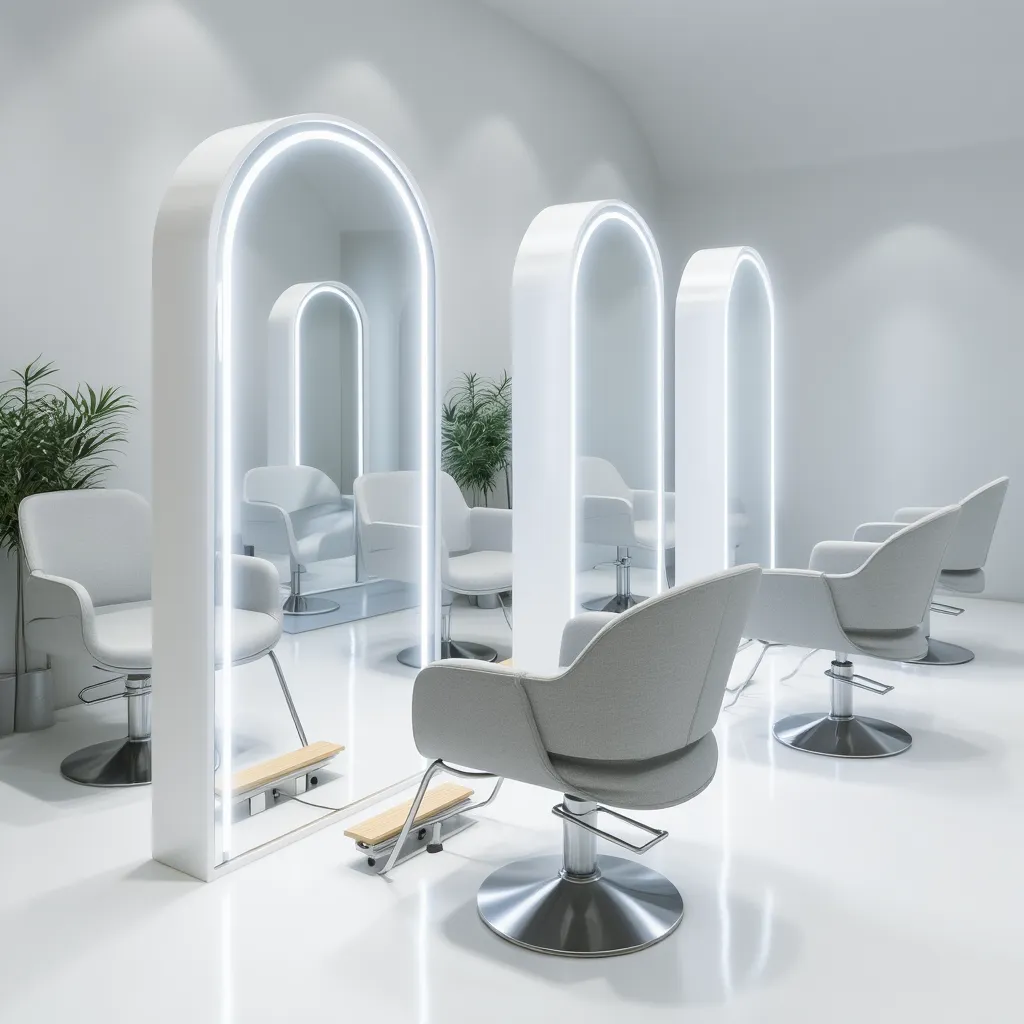 Arched Salon Mirror LED