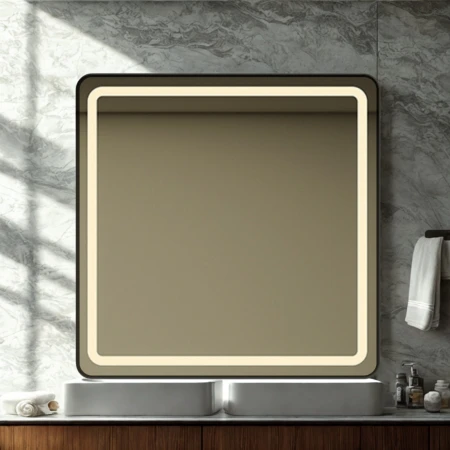 Oval Shaving Cabinet with Mirror Door