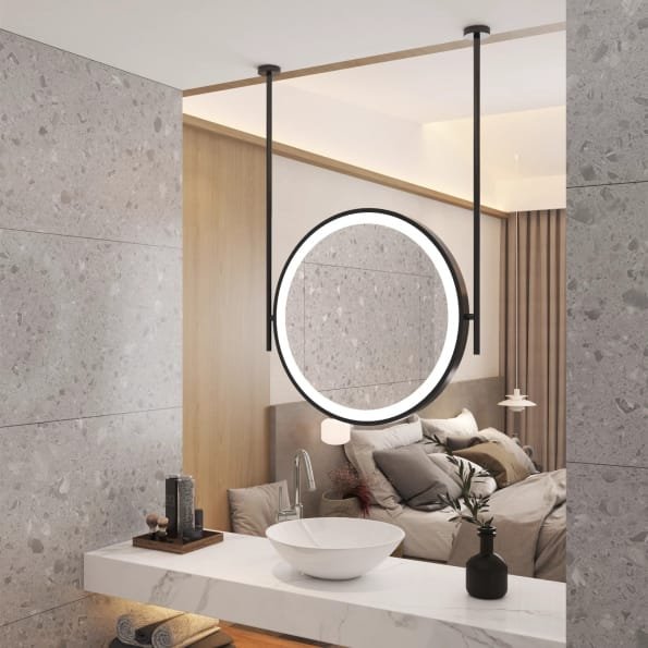 LED Illuminated Round Mirror