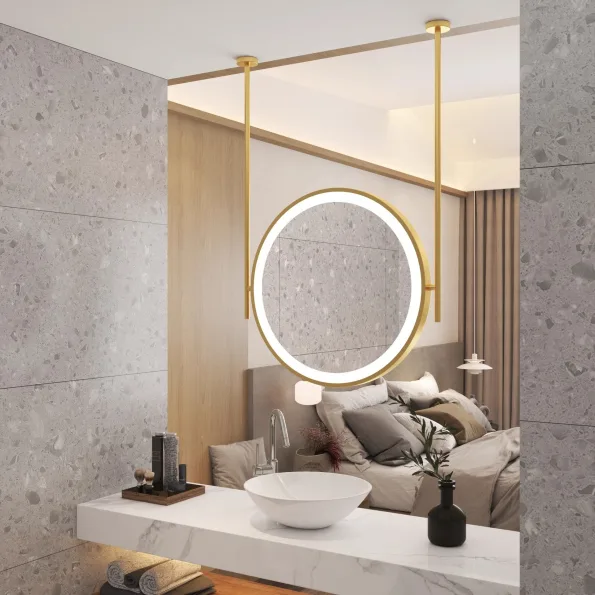 LED Illuminated Round Mirror