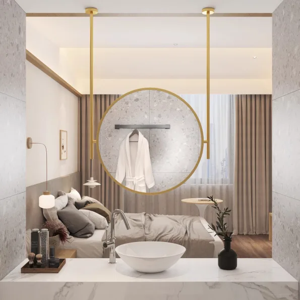 LED Illuminated Round Mirror