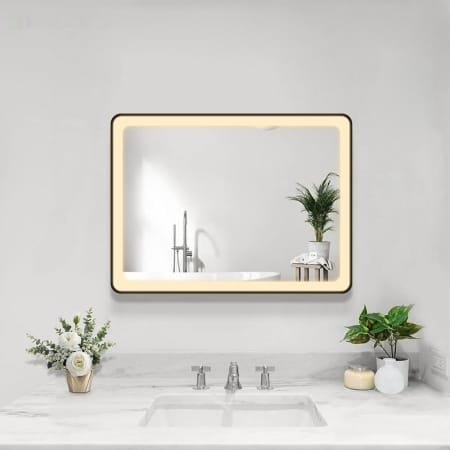 Black Bathroom Mirror Shelf
