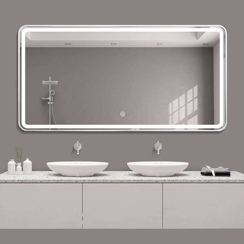 Gold LED Bathroom Mirror