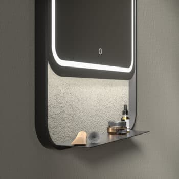 LED Mirror with Shelf