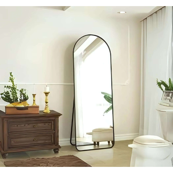 Arched Full Length Mirror - Gold Frame | Standing Floor Mirror 2